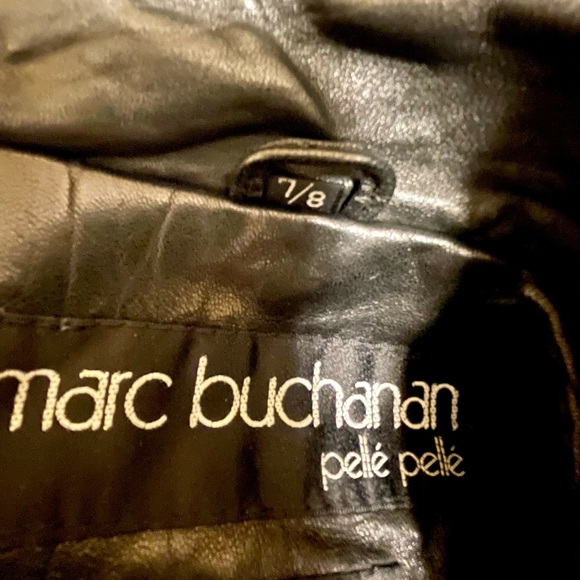 Marc Buchanan Pelle Pelle Vintage European Leather Longline Coat - Picture 13 of 16